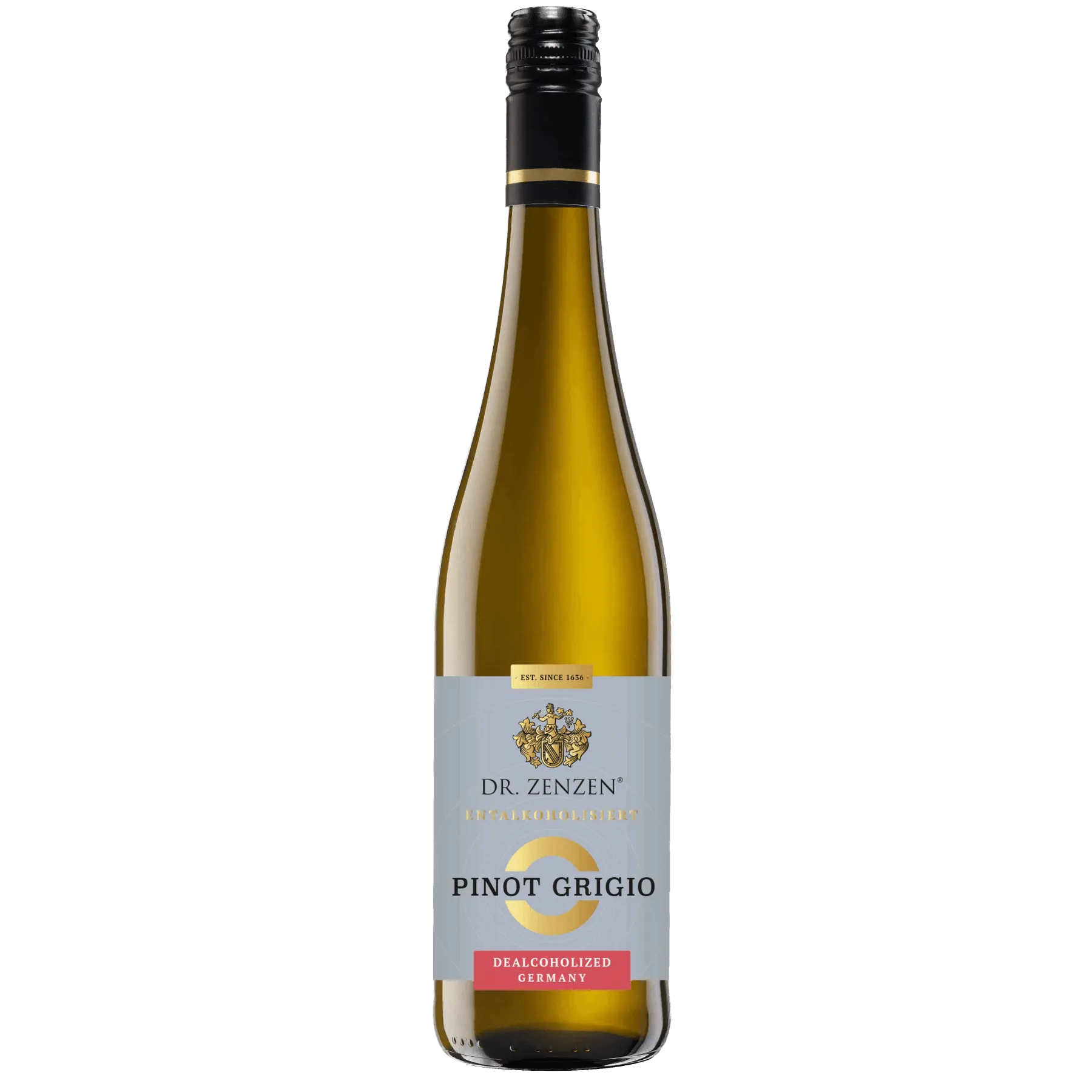 Dr. Zenzen Pinot Grigio Grauburgunder Weißwein Alkoholfrei 750 ml