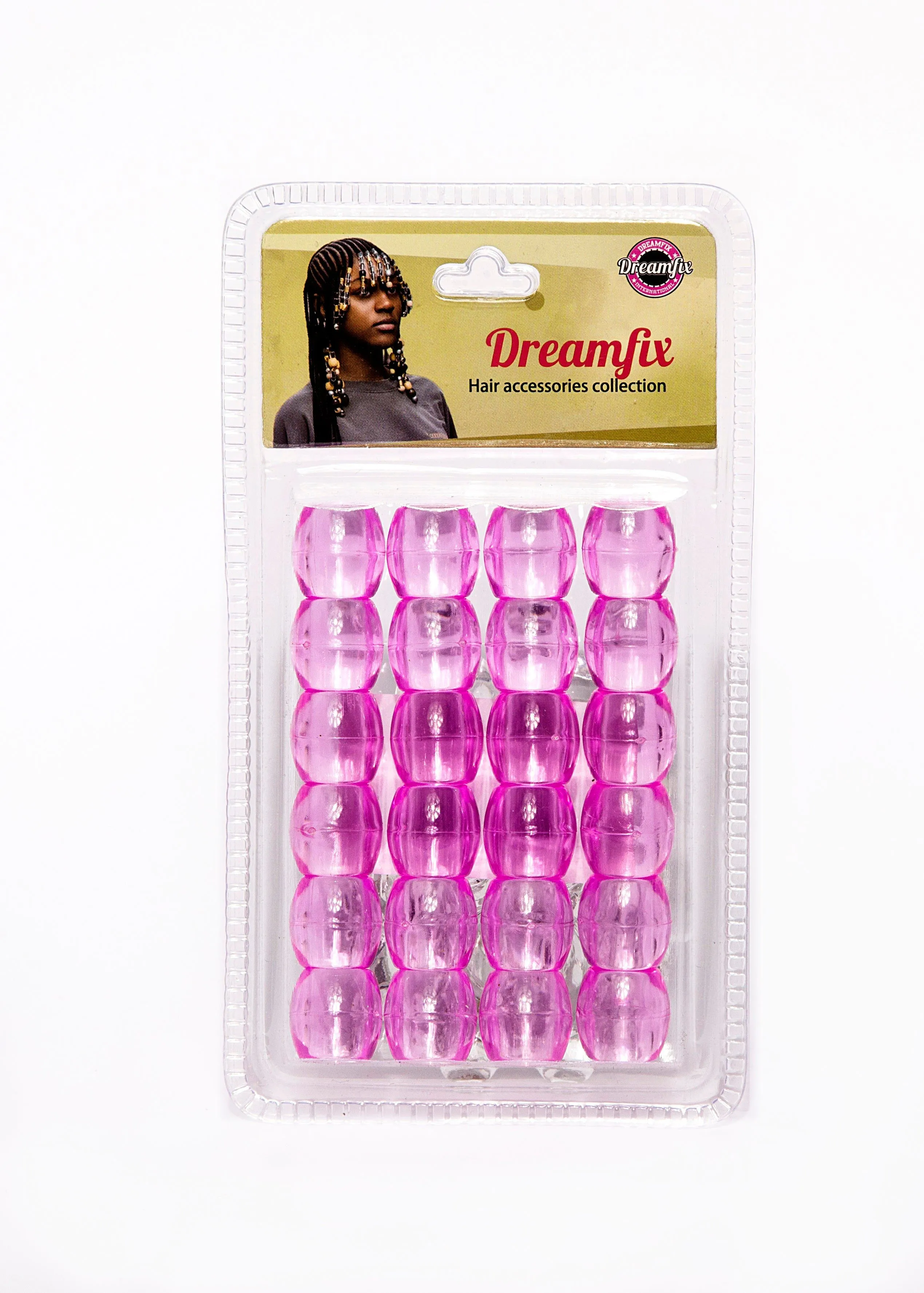 Dreamfix Jumbo Hair Beads Transparent