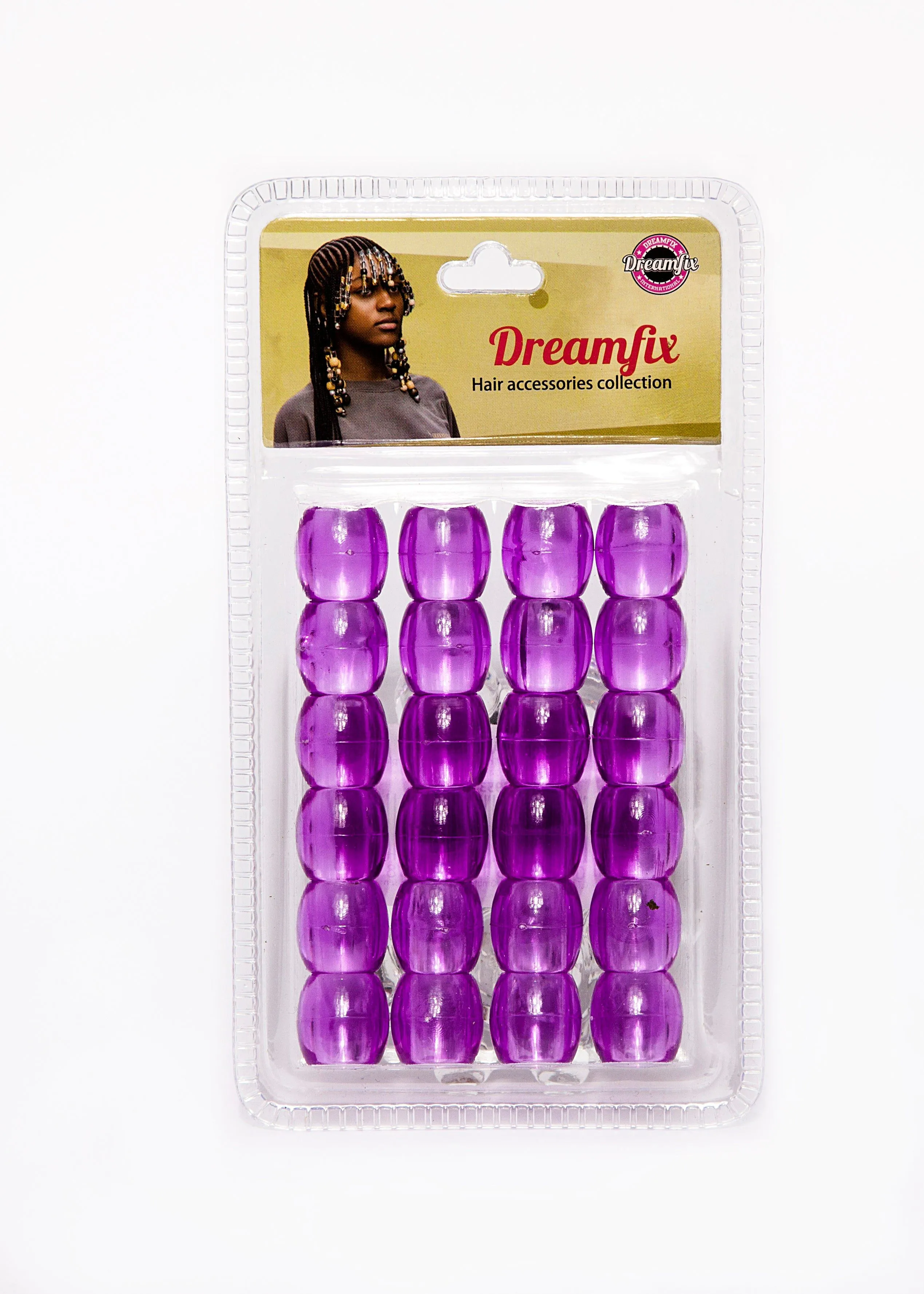 Dreamfix Jumbo Hair Beads Transparent