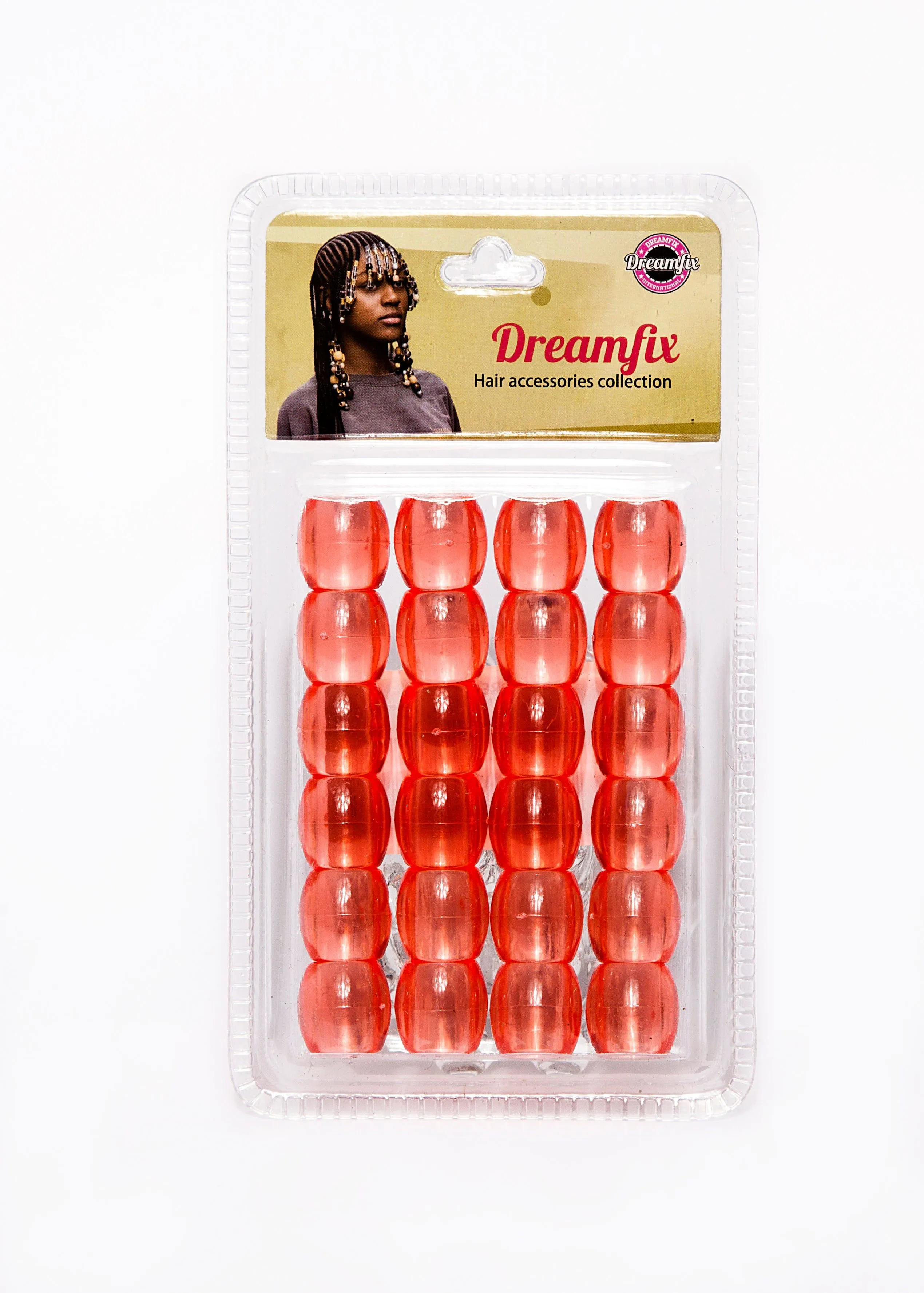 Dreamfix Jumbo Hair Beads Transparent