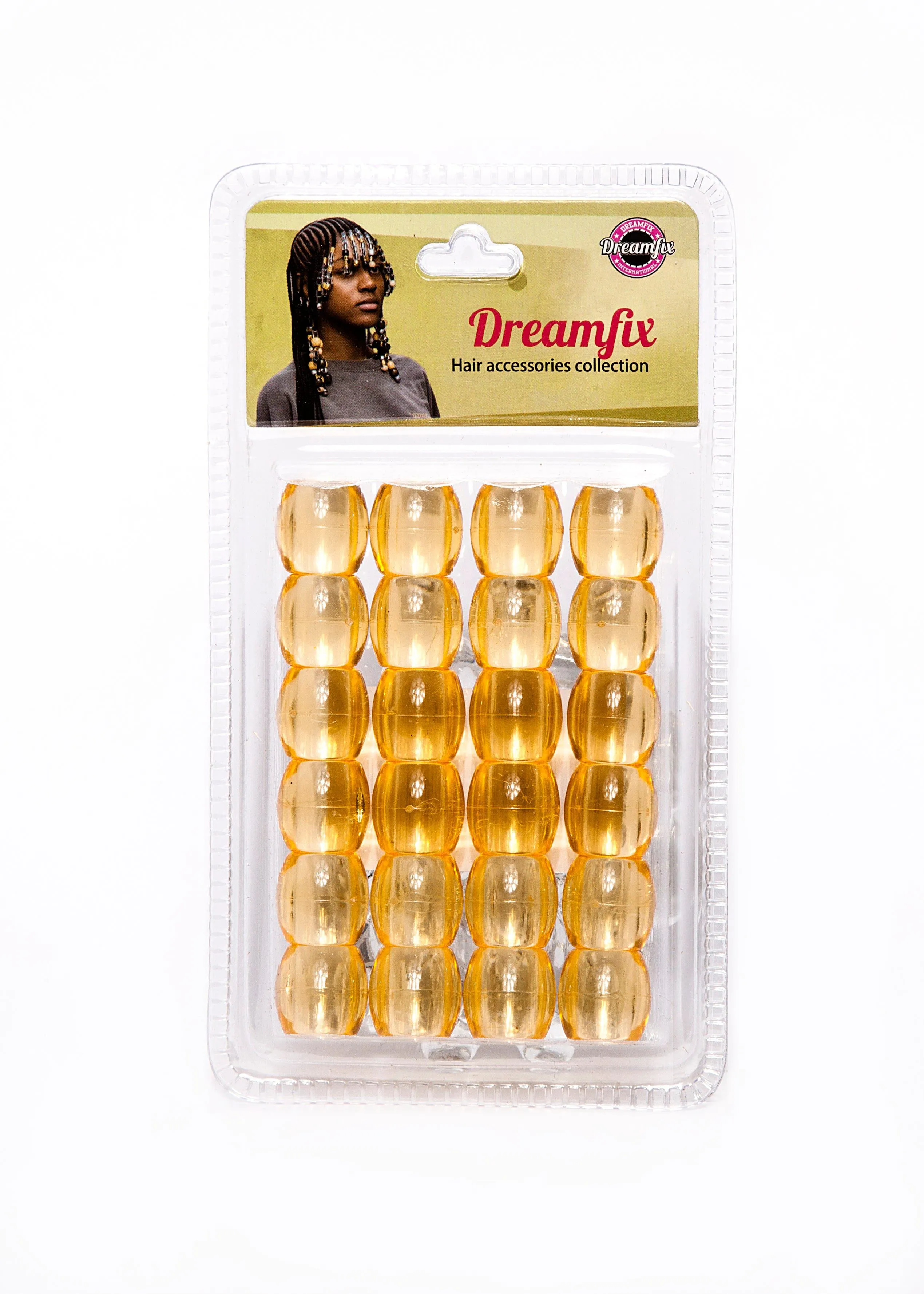 Dreamfix Jumbo Hair Beads Transparent