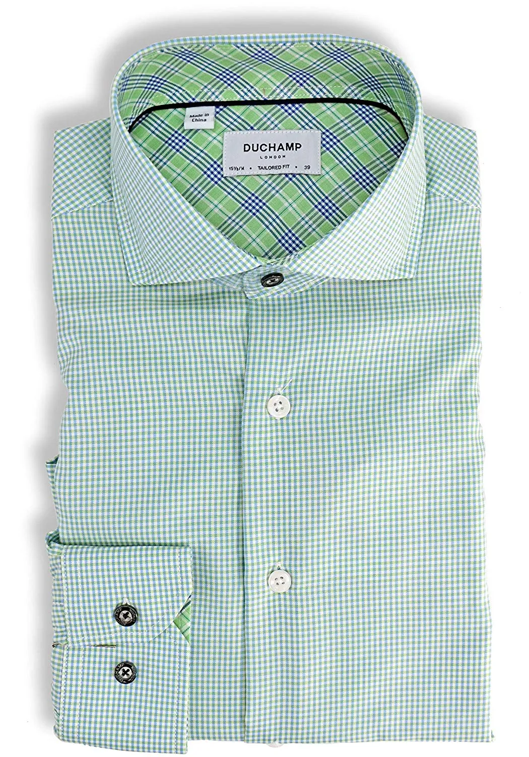 Duchamp London Check Dress Shirt