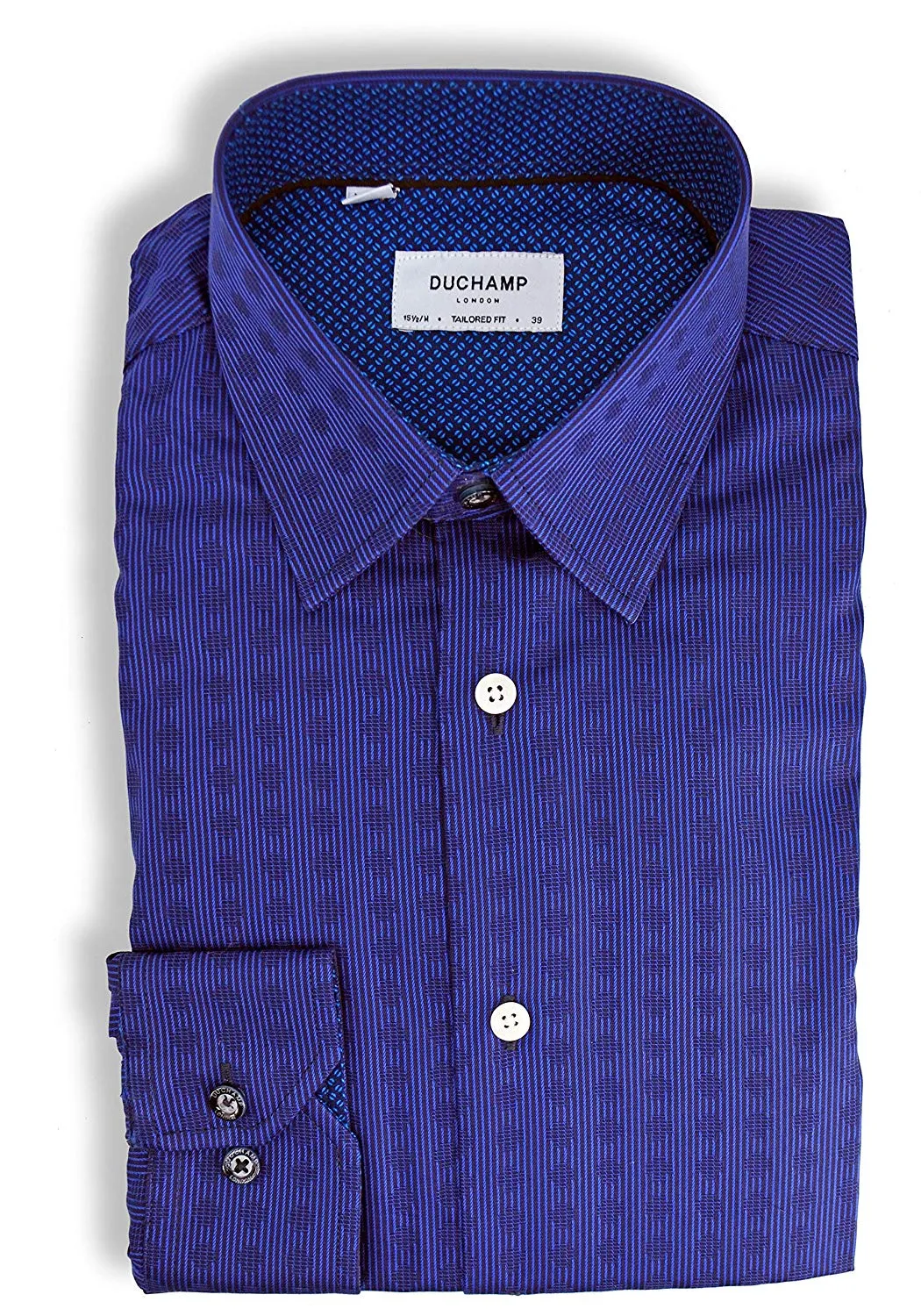 Duchamp London Printed Dress Shirt