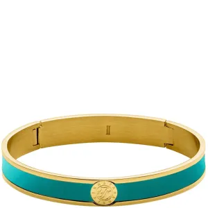 Dyrberg Kern Pennika Gold Bangle - Aqua