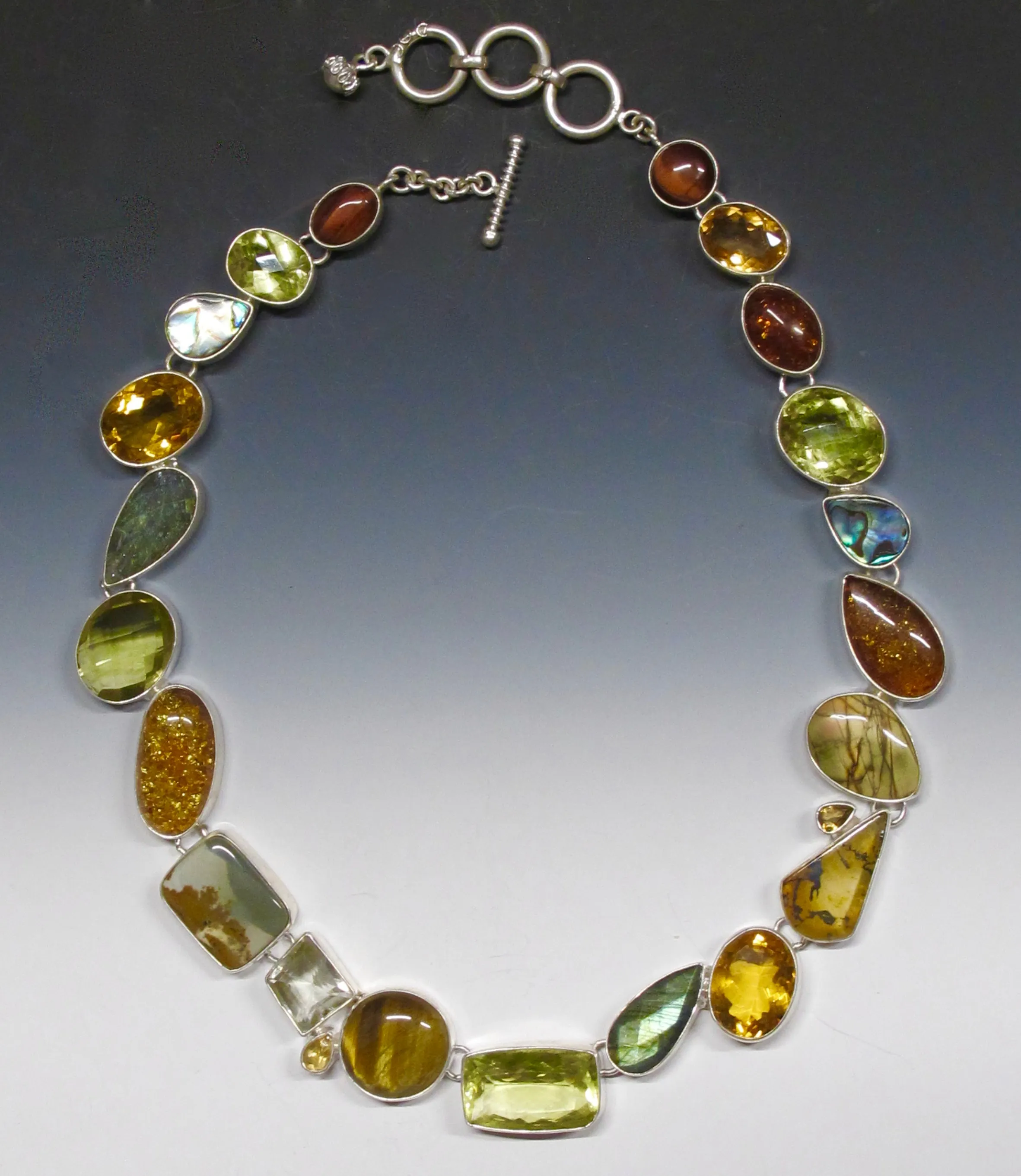 Earth and Sun Necklace