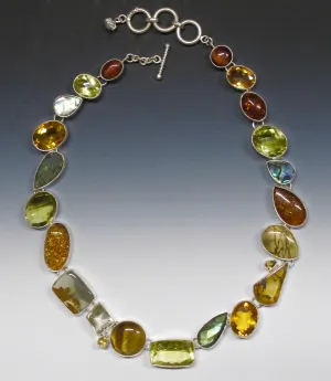 Earth and Sun Necklace