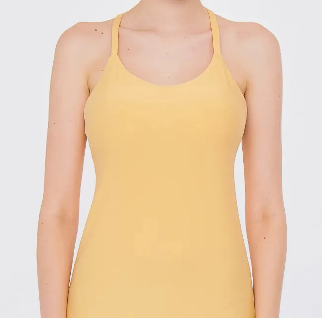easyoga LA-VEDA Simple X Tank - O12 Grapefruit Orange