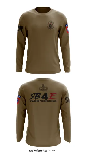 Echo Company “Spartans”, 307th AEB Store 1 Core Men's LS Performance Tee - jV7feu
