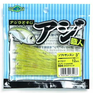 ECO-GEAR Aji Soft Sansun 3.0" Aji Soft Plastics - 504