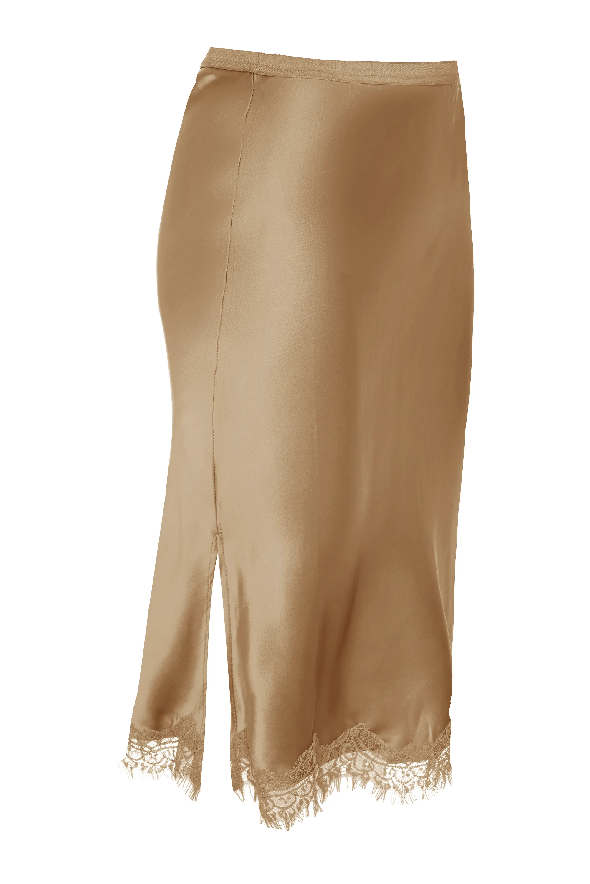 Edden Bias Mid Length Skirt - Dune Sand