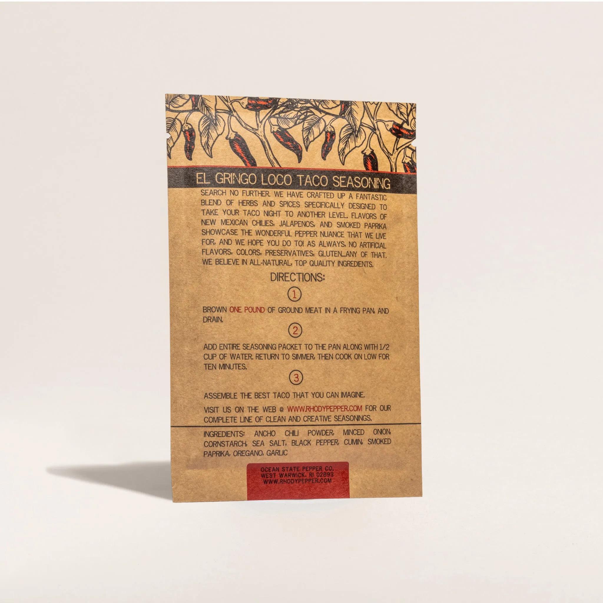 El Gringo Loco Taco Seasoning