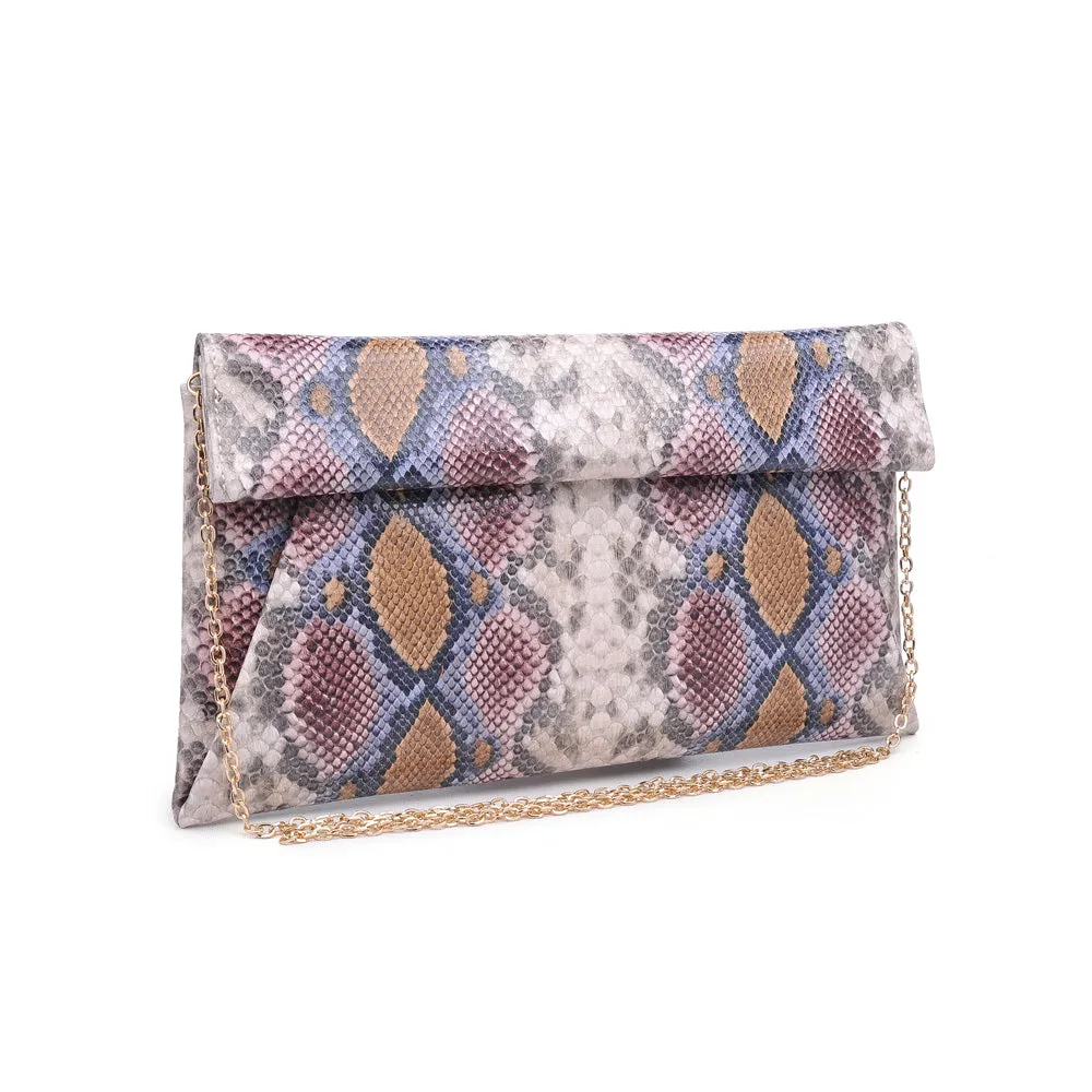 Emilia Snake Clutch