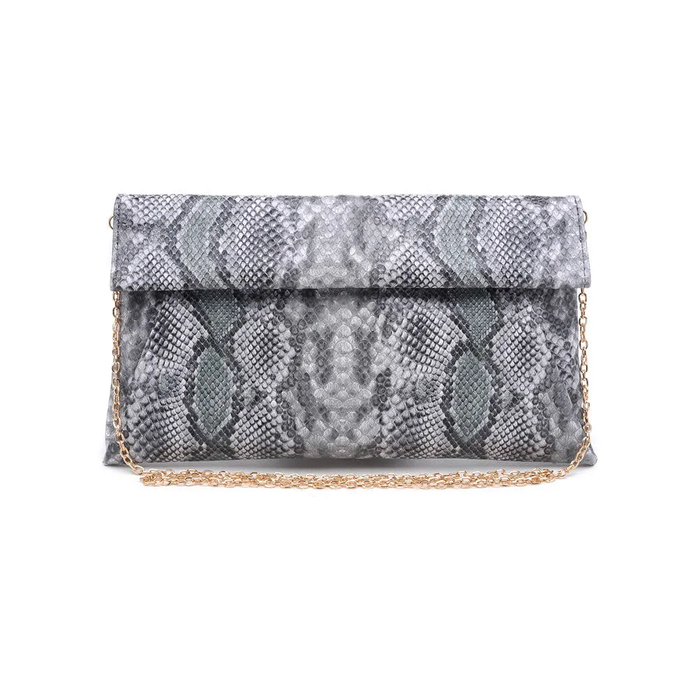 Emilia Snake Clutch