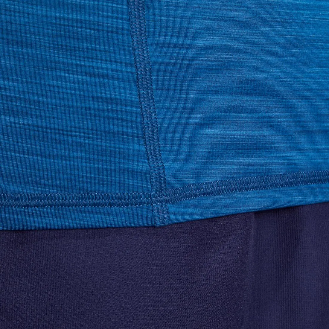Energy Cardio Fitness T-Shirt- Light Blue/Coral