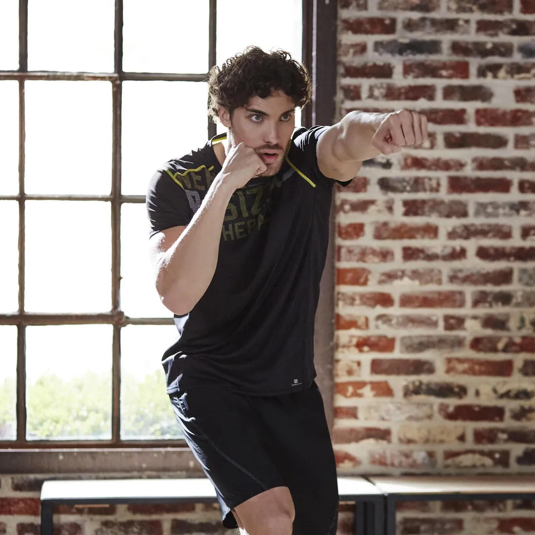 Energy Printed Cardio Fitness T-Shirt