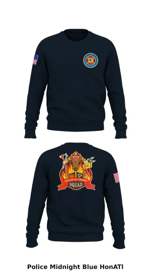 Engine 11 Store 1 Core Men's Crewneck Performance Sweatshirt - HonATl