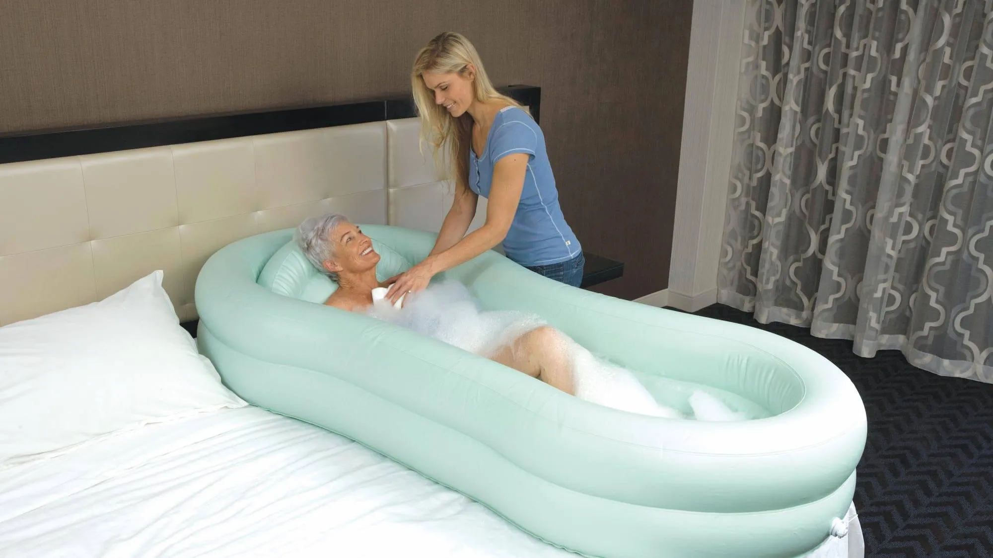 EZ-Bathe Body Washing Basin (with Accessories)