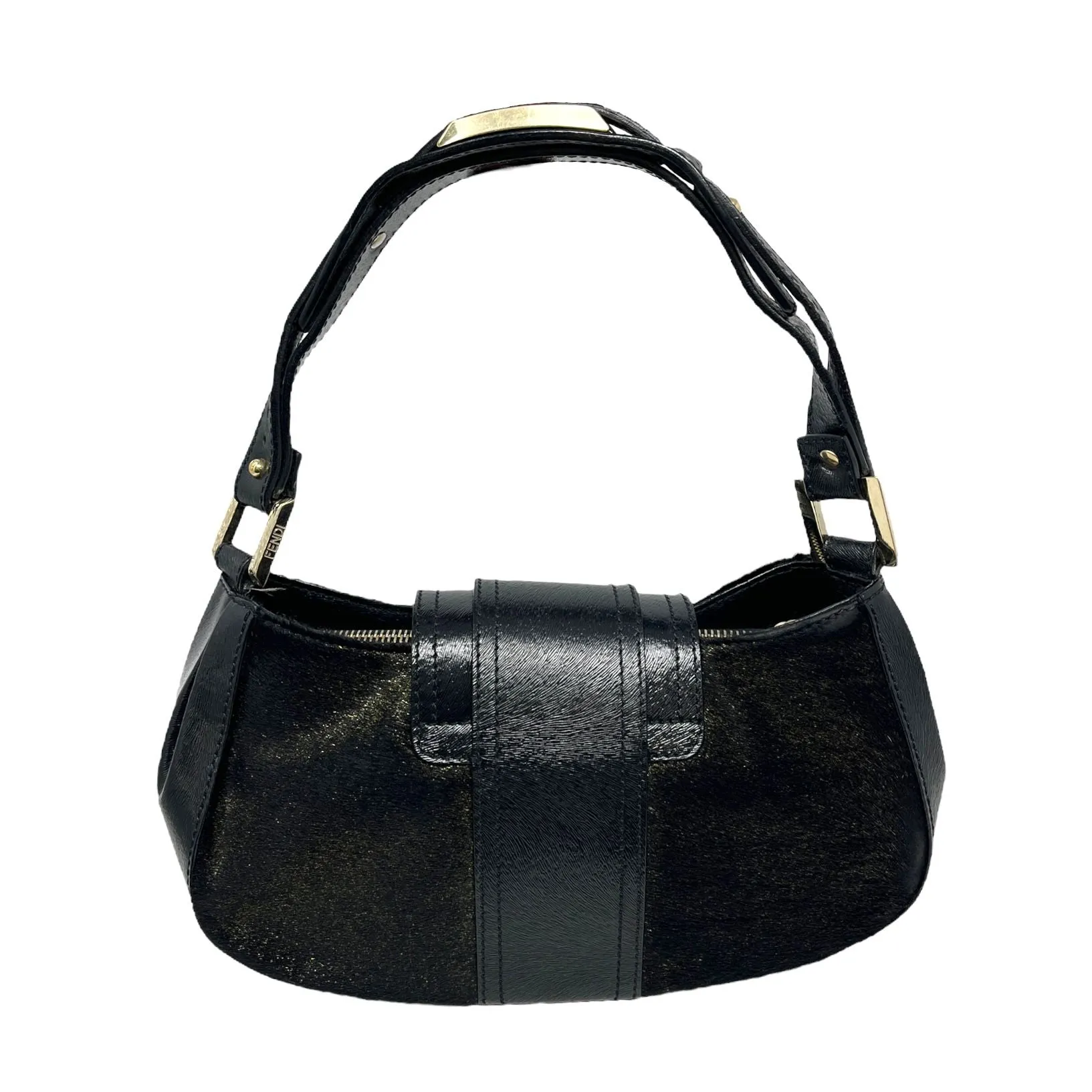Fendi Black Logo Shoulder Bag