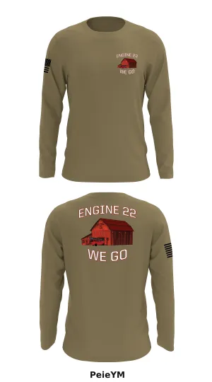 Firecook1709 Store 1 Core Men's LS Performance Tee - PeieYM