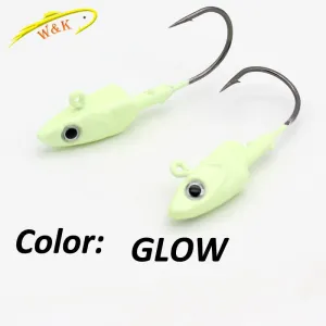 Fishing jig head Hook 20g 30g 40g for Soft Lure 2pcs/lot Strong Jig Head Jigging Bait Lead Lure