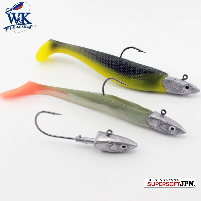 Fishing jig head Hook 20g 30g 40g for Soft Lure 2pcs/lot Strong Jig Head Jigging Bait Lead Lure