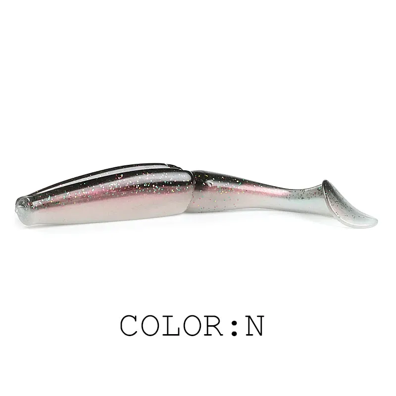 Fishing lure Soft Bait paddle tail professional Lure quality Artificial Wobblers