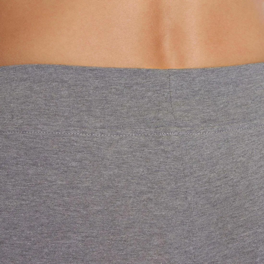 Fit  500 Women's Slim-Fit Gym & Pilates Leggings - Mid Heathered Grey