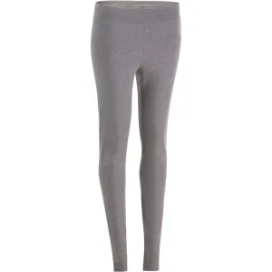 Fit  500 Women's Slim-Fit Gym & Pilates Leggings - Mid Heathered Grey
