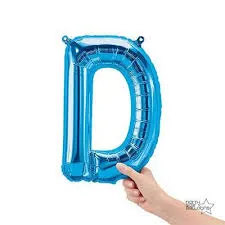 Foil Air Filled Letter Balloons