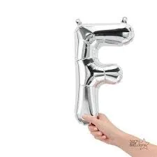 Foil Air Filled Letter Balloons