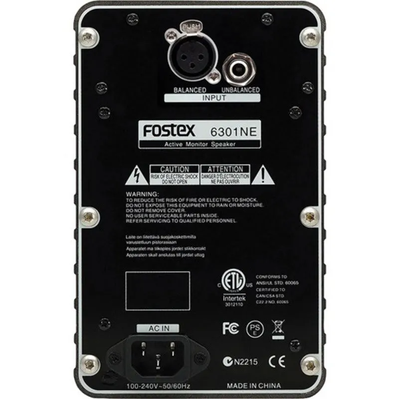 Fostex 6301NE Active Speakers