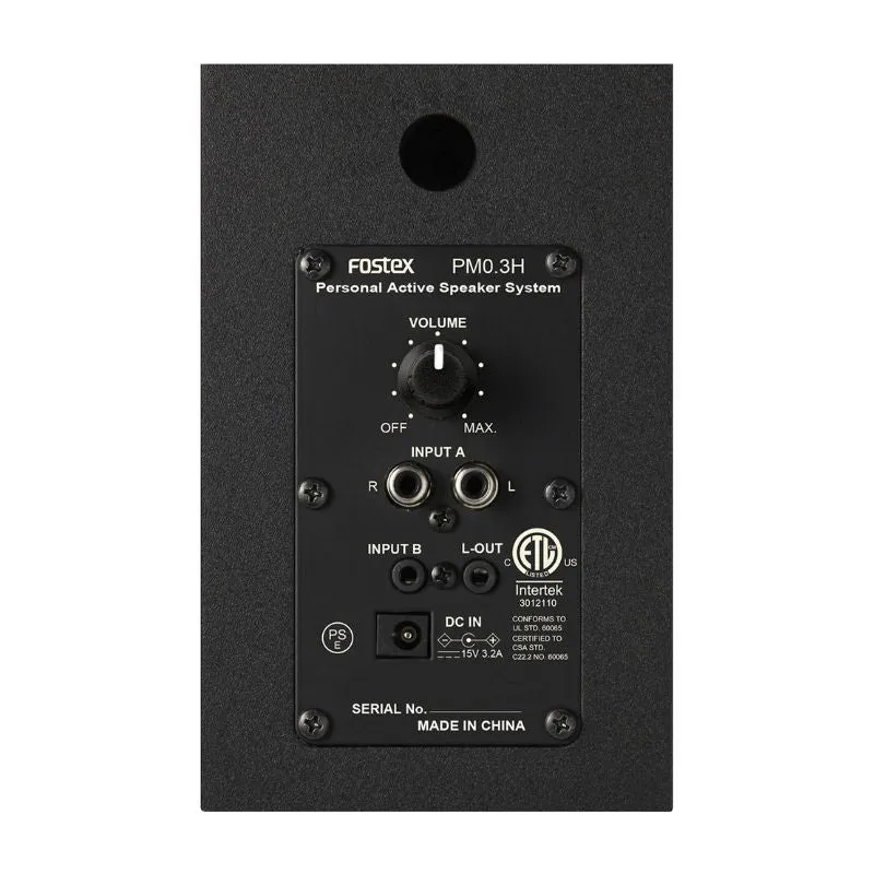 Fostex PM0.3H-B Active Speakers