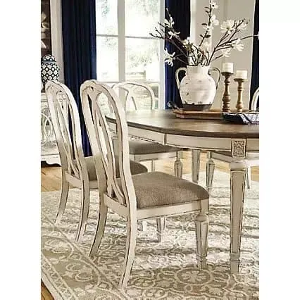 French Country Ribbon Back Dining Chair
