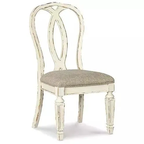 French Country Ribbon Back Dining Chair