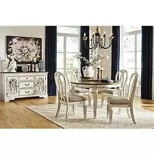French Country Ribbon Back Dining Chair