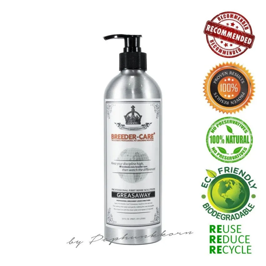 FRS GREASAWAY PET DEGREASER SHAMPOO 16 OZ
