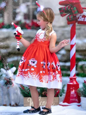 Fun With Santa Holiday Scene Dress