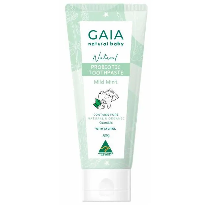 Gaia Natural Probiotic Toothpaste Mild Mint 50g