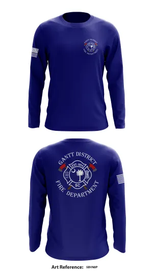 Gantt District Fire Dept.  Store 1  Core Men's LS Performance Tee - 5bvn8P