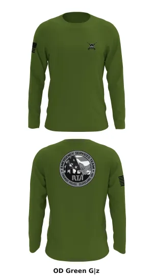 GCRTA Emergency Service Team (EST) Store 1 Core Men's LS Performance Tee - G|z