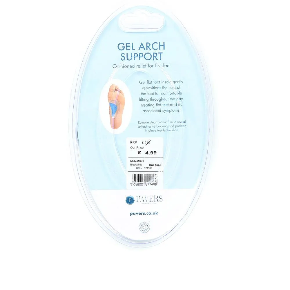 Gel Arch Supports for Flat Feet - RUN34001 / 321 283