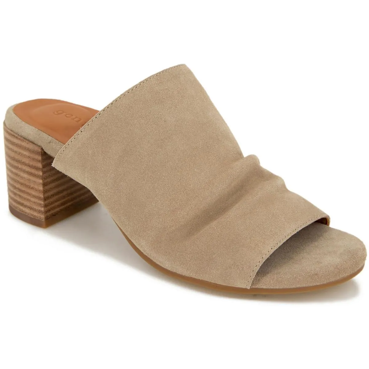 Gentle Souls by Kenneth Cole Womens Chas Suede Open Toe Pumps