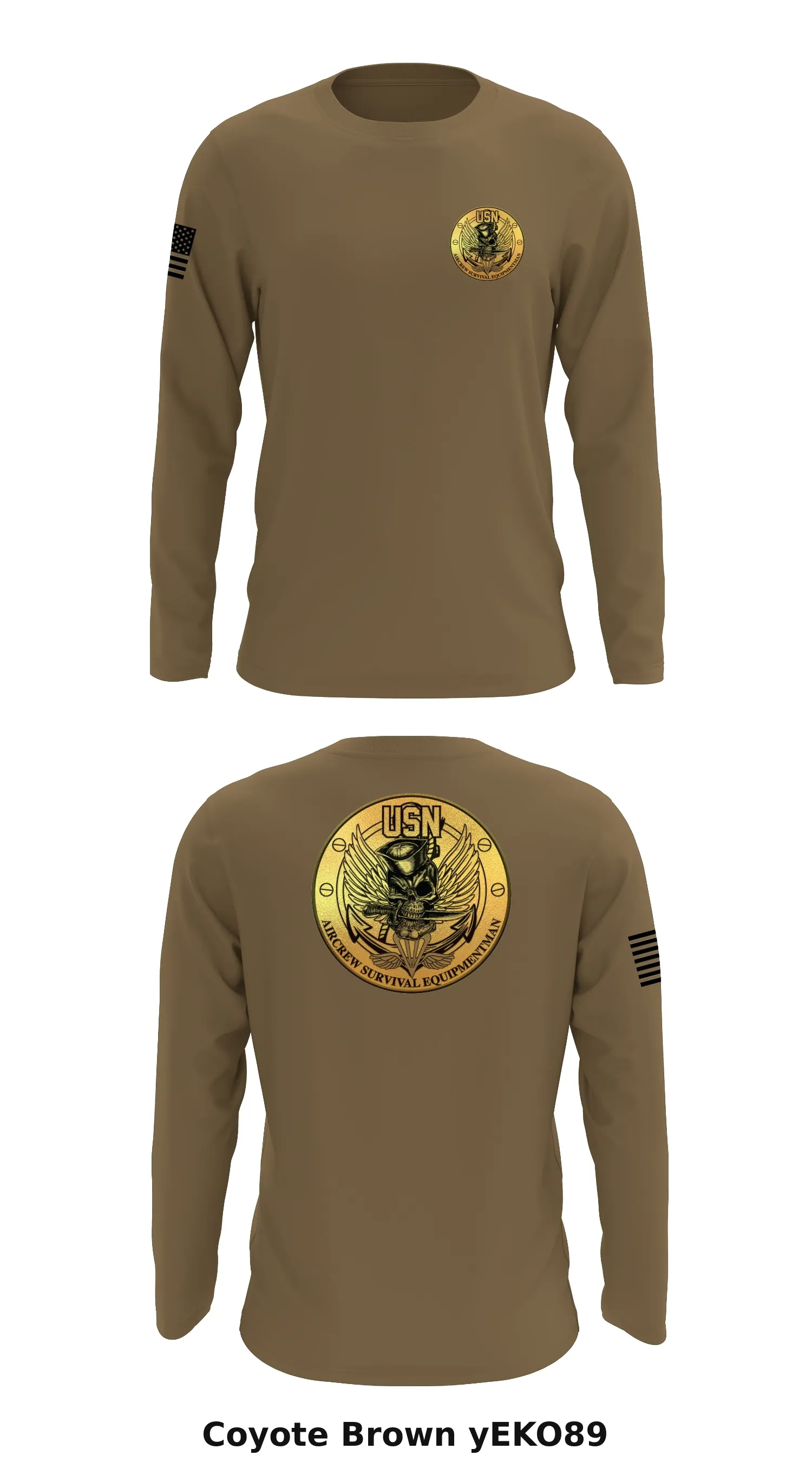 George H.W. BUSH Store 1 Core Men's LS Performance Tee - yEKO89