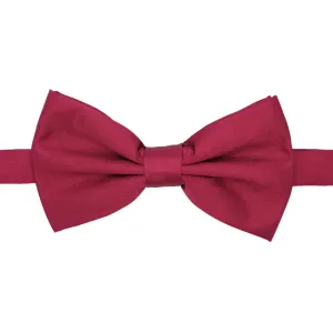 Gia Burgundy Satine Adjustable Bowtie