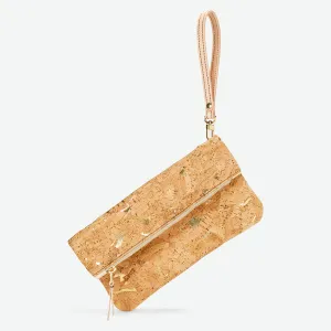 GiGi Versatile Cork Clutch - Gilded