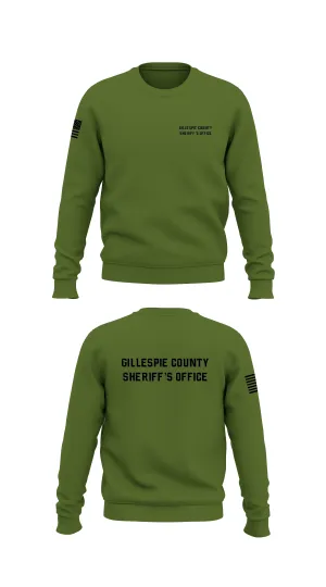 Gillespie County Sheriffs Office Store 1 Core Men's Crewneck Performance Sweatshirt - 69443212907