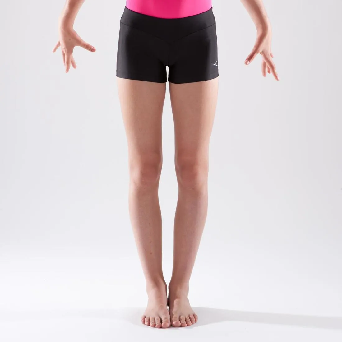 Girls' Gym Shorts 100 - Black