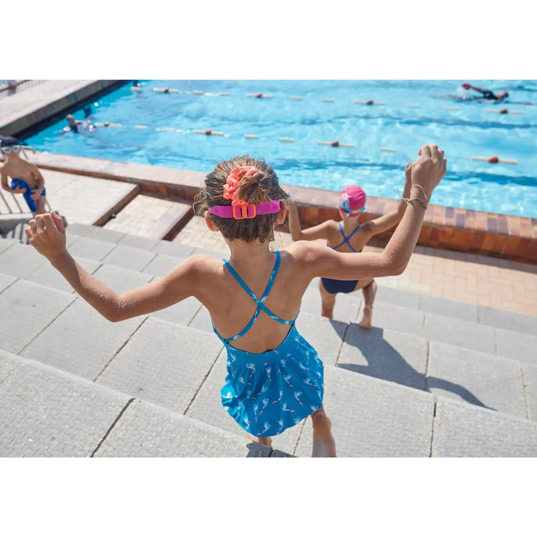 Girls' Swimming Hair Scrunchie