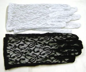 Gloves Lace White  Costume Accessories