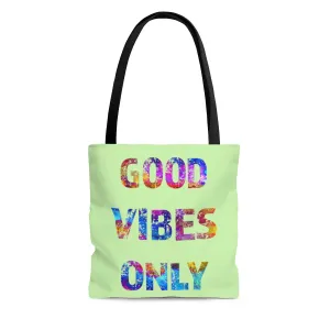 Good Vibes Only Quote Tote Bag